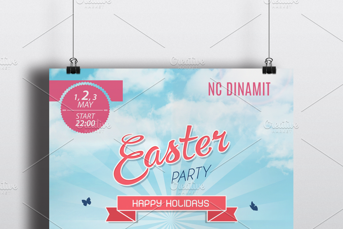 Easter Day Flyer Template, a Flyer Template by Malaxay (Photo 2 of 2)