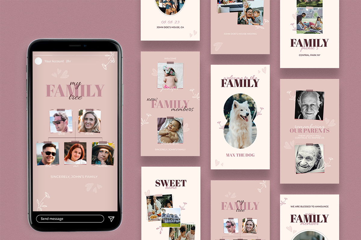Keluga - Family Photos Collage Insta, a Social Media Template by Lettha-Studio (Photo 3 of 4)