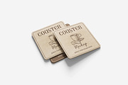 Coaster Mockup, a Product Mockup by MrLetters (Thumbnail 4 of 5)