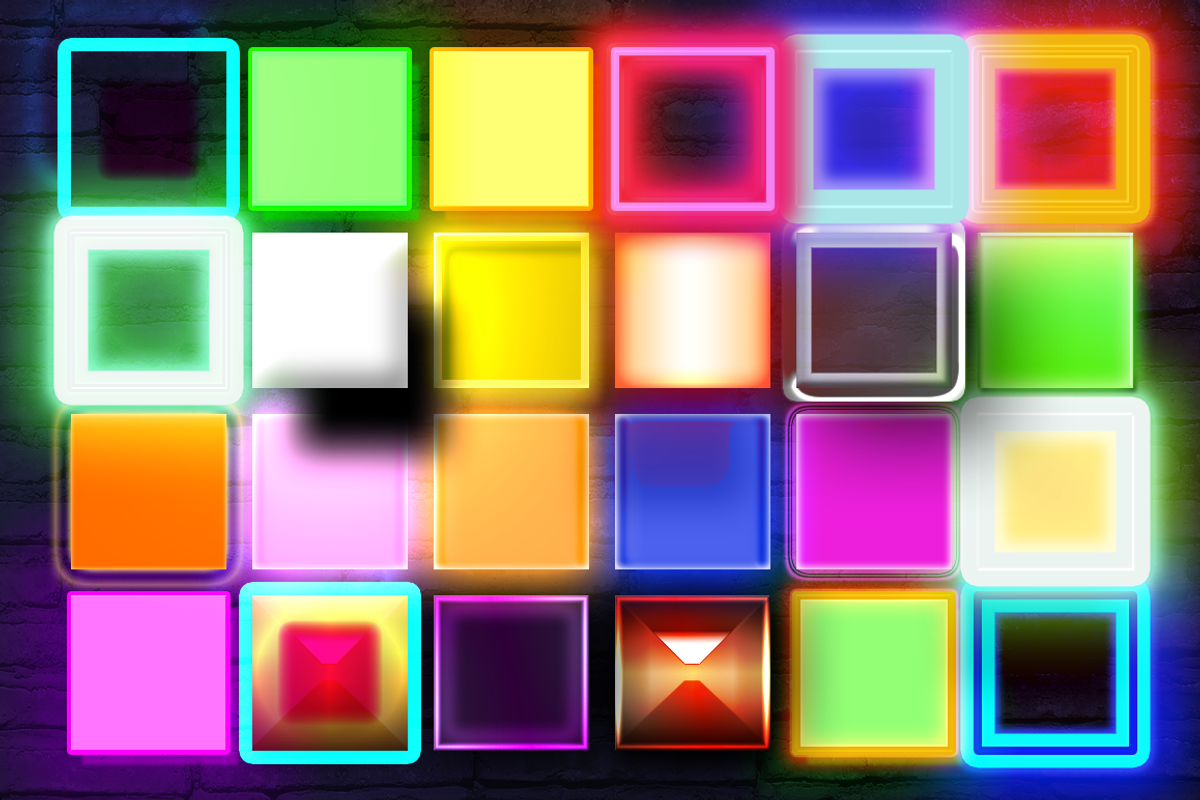 24 Styles - Neon Collection, a Layer Style Add-On by Designer Essentials (Photo 2 of 4)