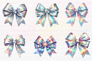 Iridescent Christmas bow, an Illustration by CreationArt (Thumbnail 6 of 6)