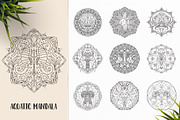 530 Vector Mandala Ornaments, an Animal Illustration by pixaroma (Thumbnail 20 of 55)