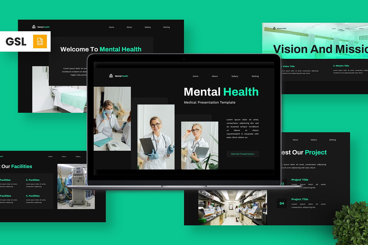 Mental Health - Medical Google Slide