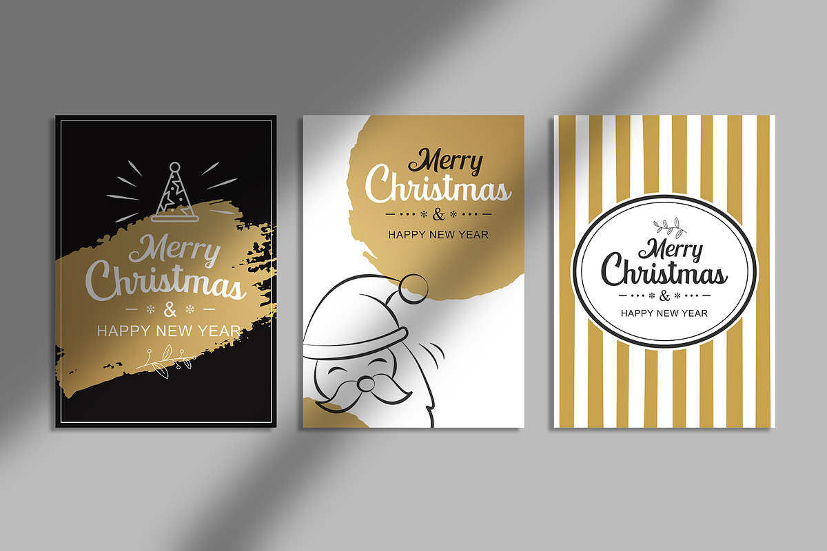 Merry Christmas Greeting Cards., a Card Template by kaisorn (Photo 3 of 3)
