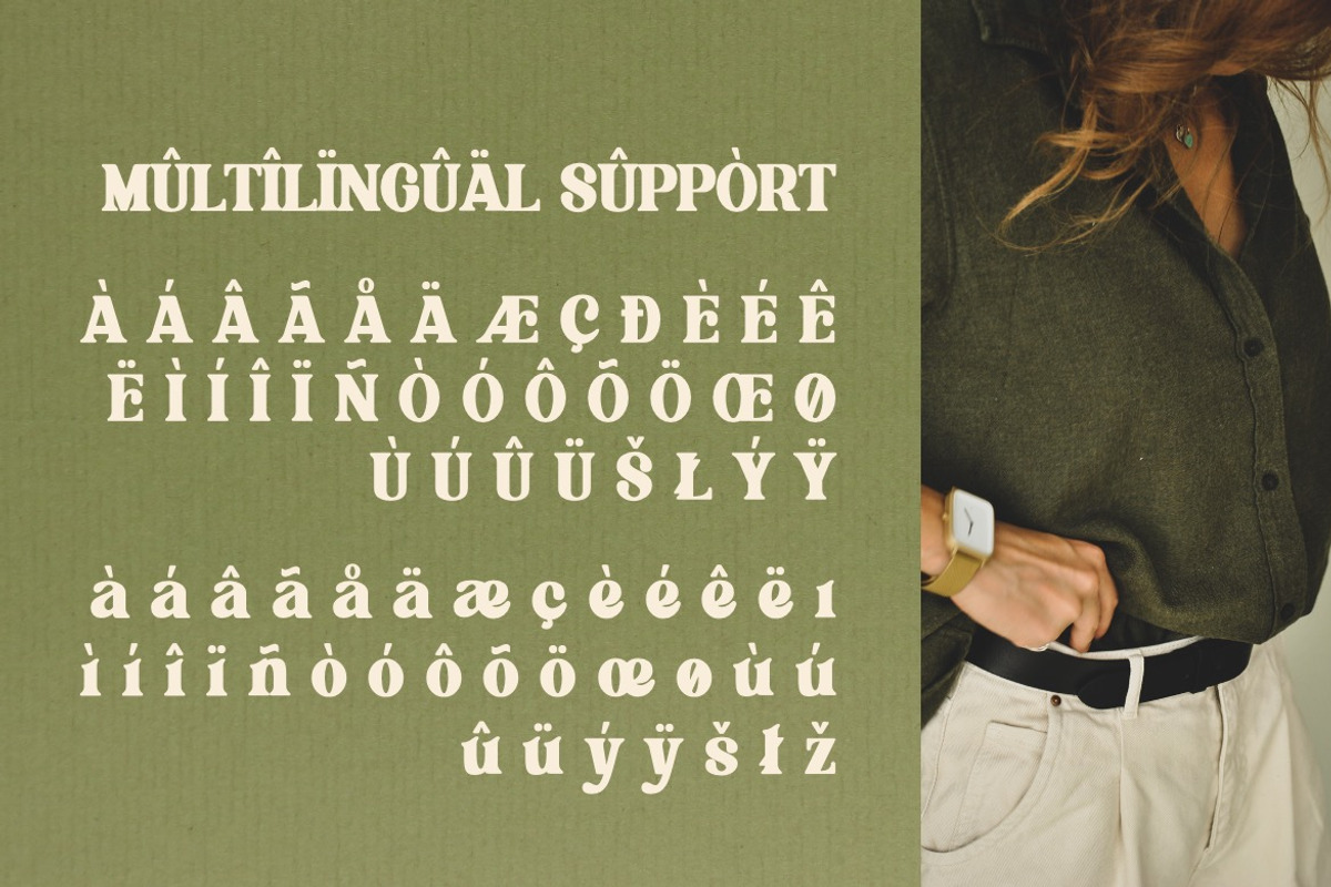 Flagfies - Modern Retro Font, a Serif Font by Dhabee (Photo 5 of 15)
