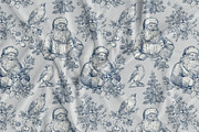 Christmas Toile Seamless Patterns, a Pattern Graphic by Olya Creative (Thumbnail 20 of 21)