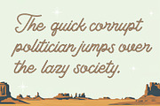 Lasso Monoline, a Script Font by Loudoun Design Co. (Thumbnail 6 of 8)