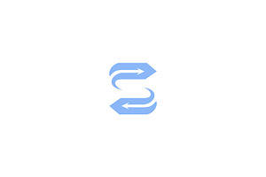 s arrows logo, a Branding & Logo Template by ZHR Creative