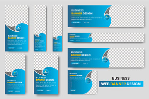 Web banner template Set, a Templates & Theme by Tanuart