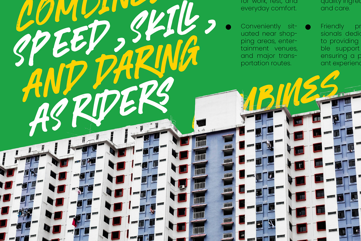 Sark Rebels Display Brush Font, a Script Font by Letterena Studios Script (Photo 9 of 10)
