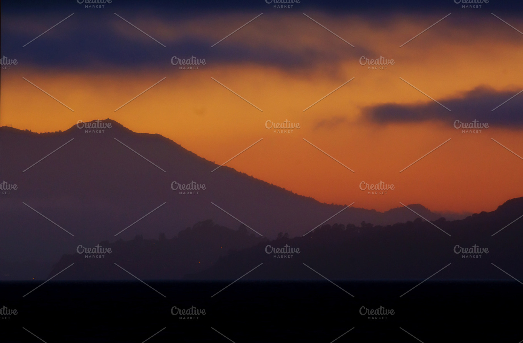 Evening Landscape Background