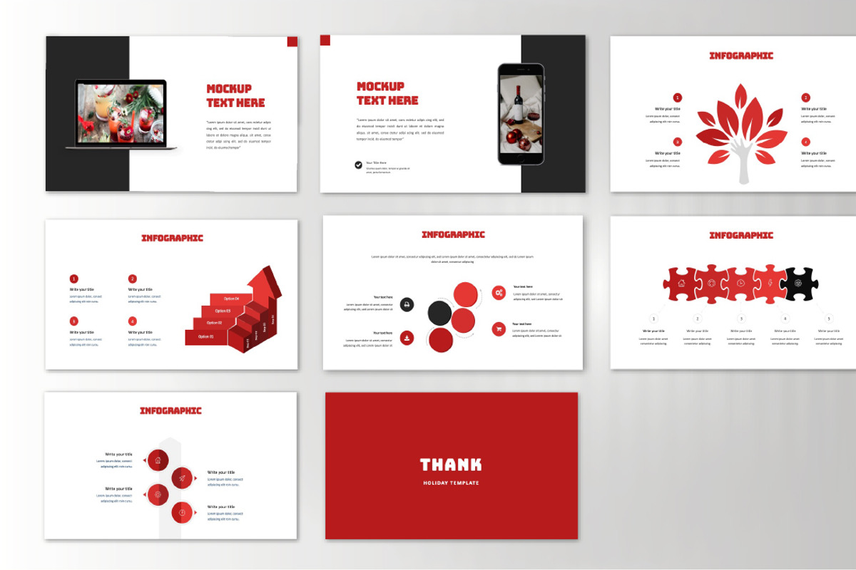 Jaiko Holiday Keynote Template, a Presentation Template by Overcloud (Photo 3 of 4)