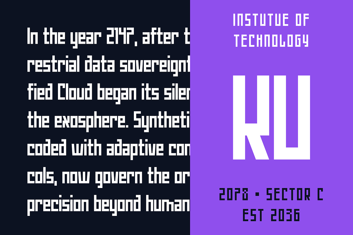 Apollon Versatile Rectangular Typeface
