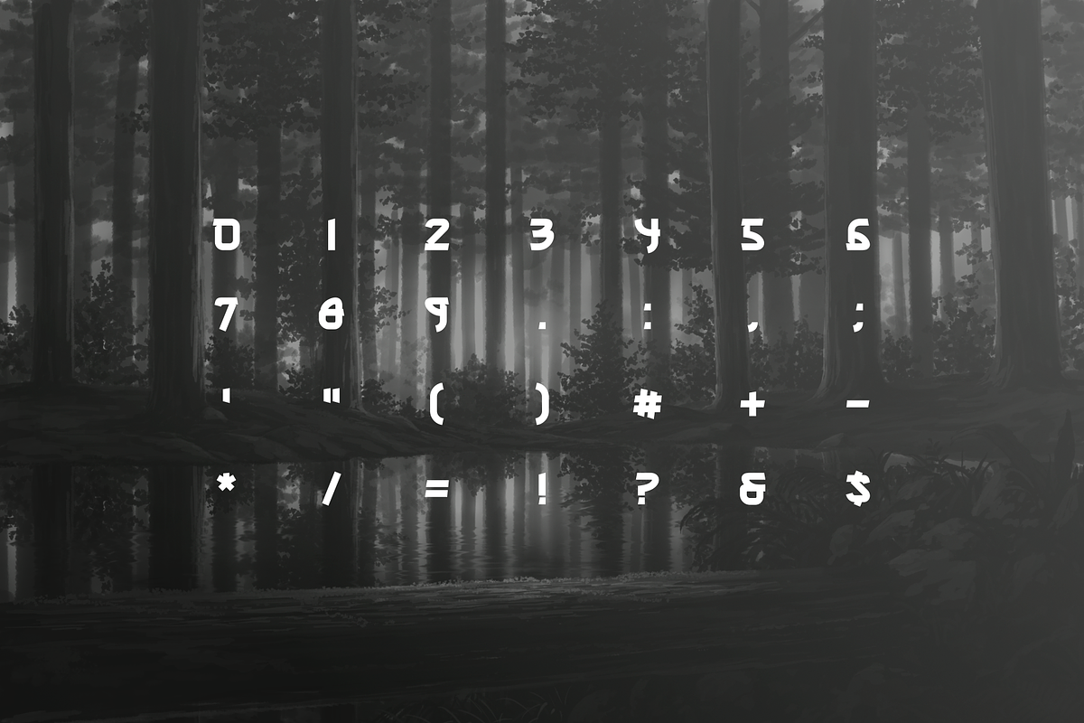 Jarene, a Font by garismantra (Photo 4 of 4)