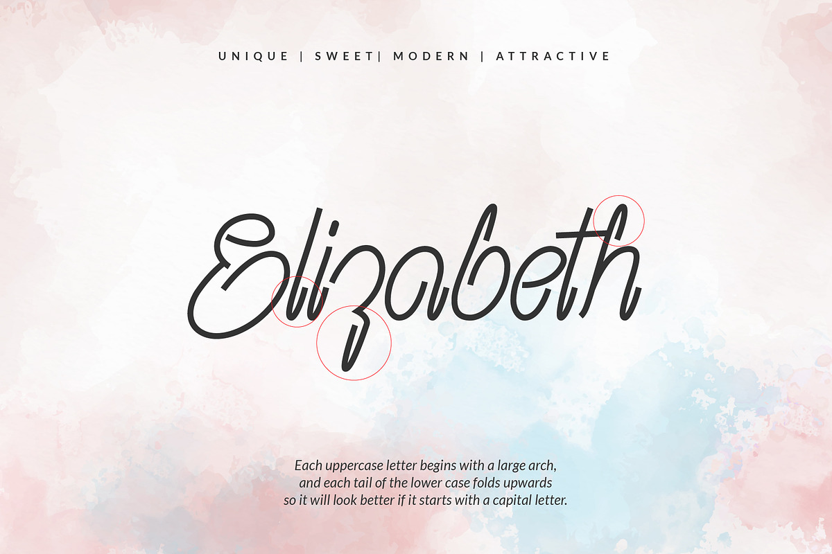 Virginia - The Attractive Font preview 2