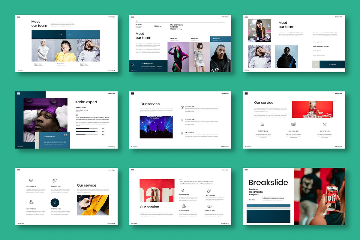 Karim - Business Google Slide Templa, a Presentation Template by Dens Creative Studio (Photo 3 of 6)