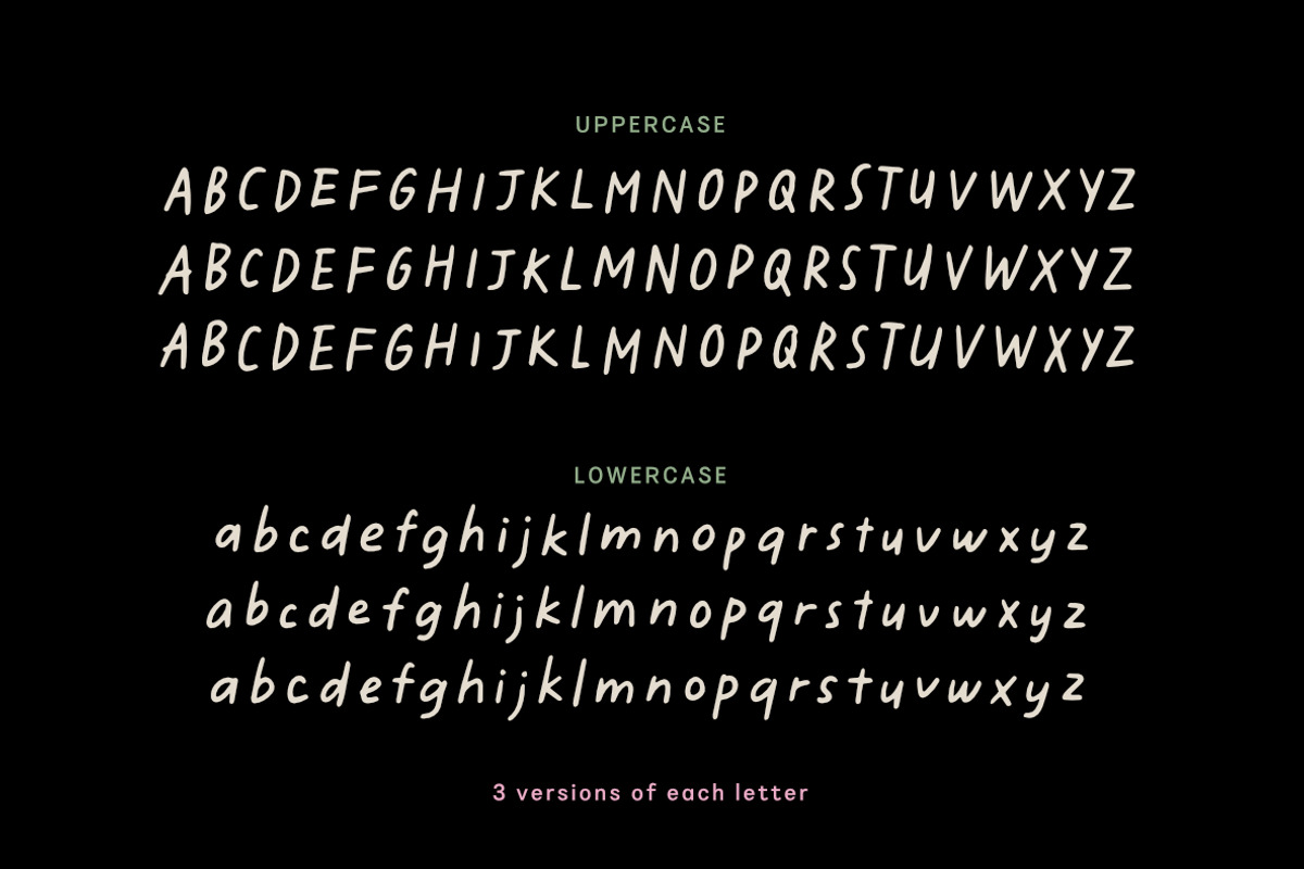 BURNED PANCAKES | Extended Family, a Handwritten Font by type peace (Photo 15 of 17)