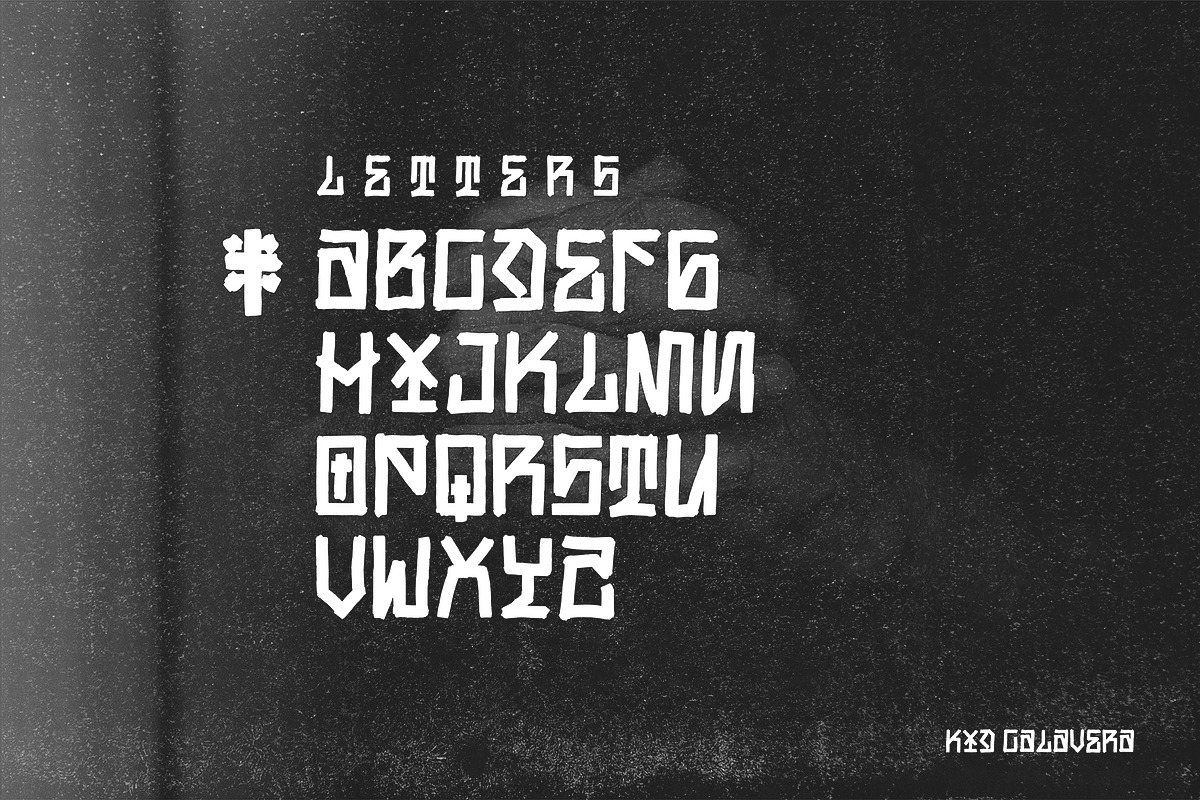 Grifo Font - Black Kraken, a Sans Serif Font by AspekHndz (Photo 2 of 6)