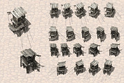 Isometric Ancient City Pack, an Object Graphic by Beatheart Creative Studio (Thumbnail 24 of 77)
