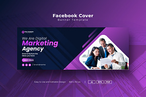 Digital marketing Facebook Cover