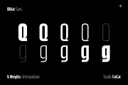 Qiblat Sans Modern Vintage Logo Font, a Sans Serif Font by Andika Fez (Thumbnail 2 of 10)