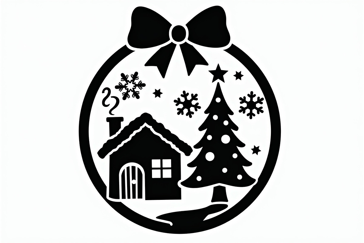 Christmas Ornament Laser Cut Bundle, a Graphic by Creativeshirt (Photo 9 of 16)