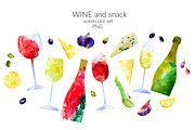 Wine party, a Food Illustration by katya.bogina (Thumbnail 1 of 6)