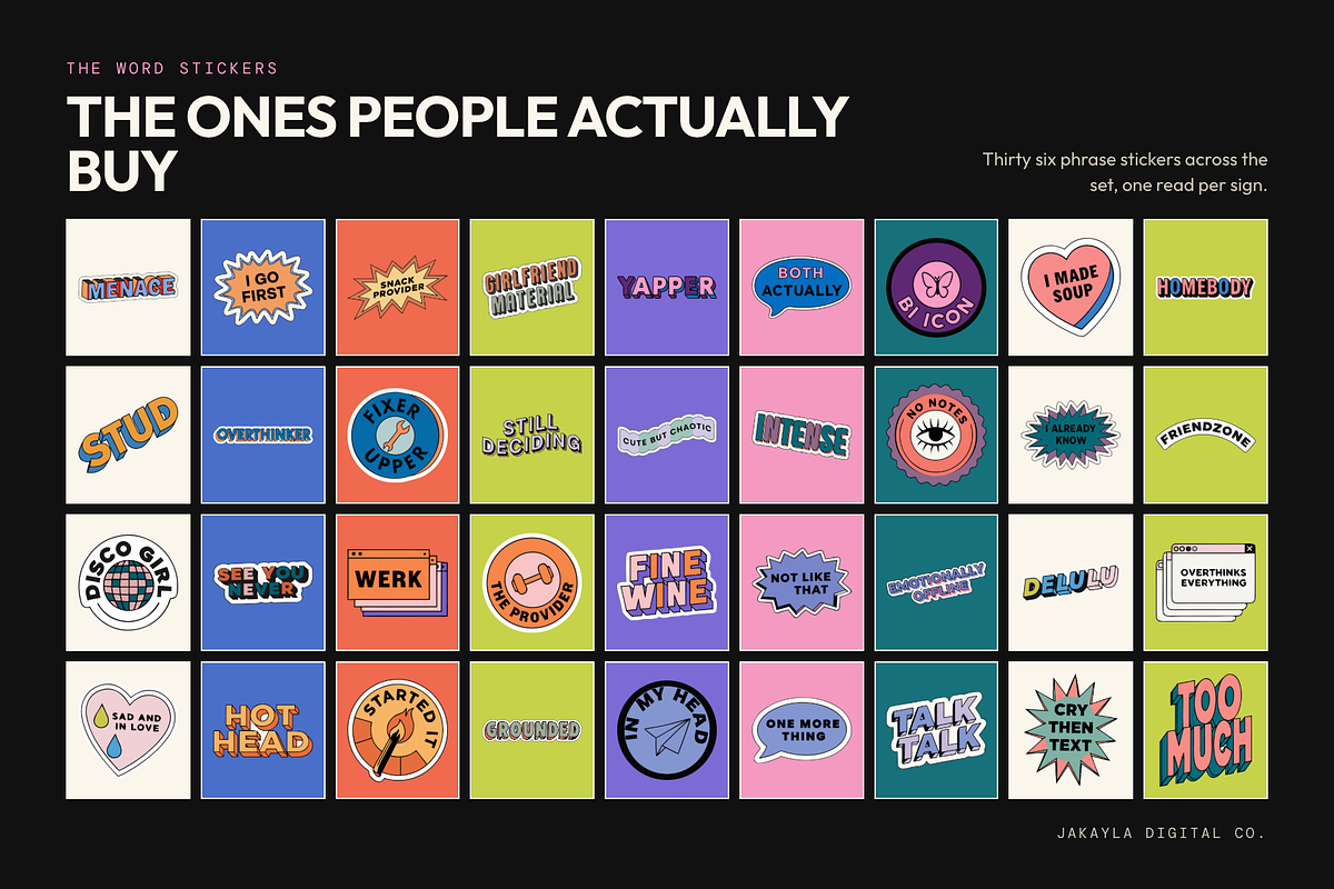 Queer Zodiac Stickers, 16 Sheets, an Object Graphic by Jakayla Digital Co (Photo 8 of 11)