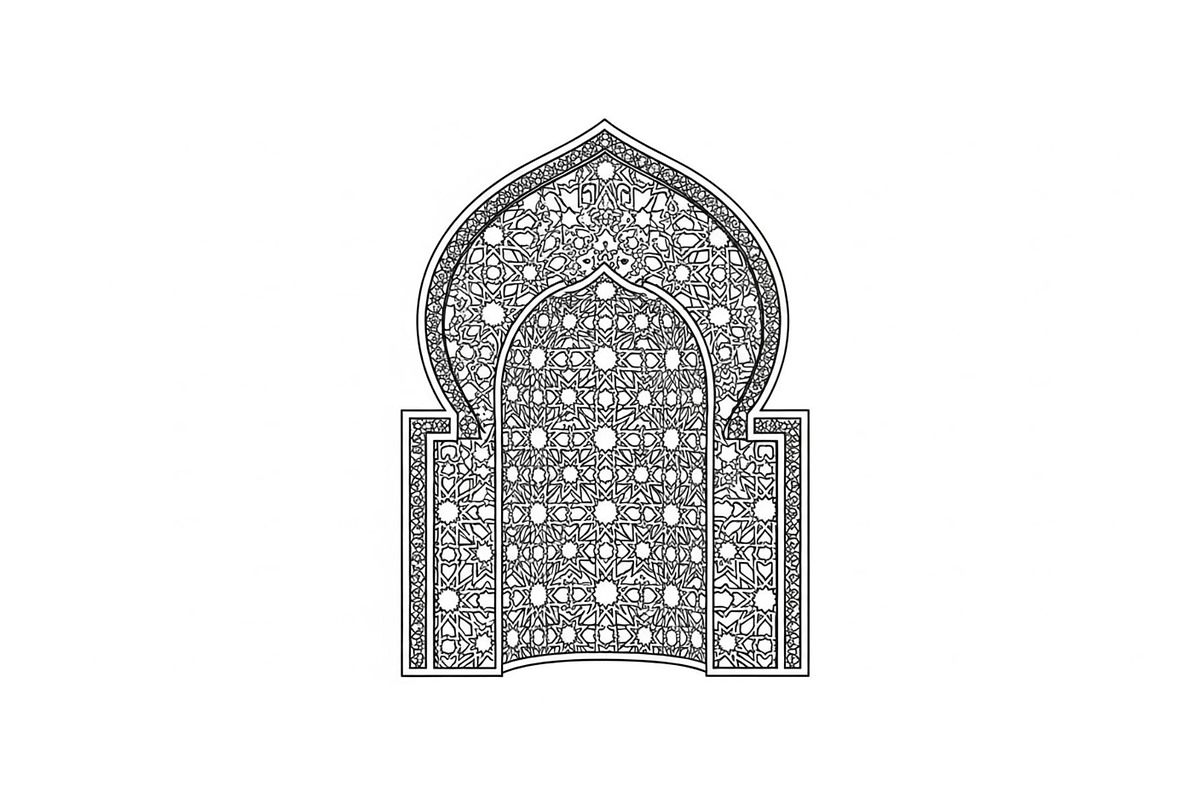 Islamic Arch Window Mandala Bundle, an Illustration by Artivon (Photo 9 of 45)