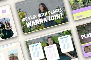 Flower Play Squarespace Template