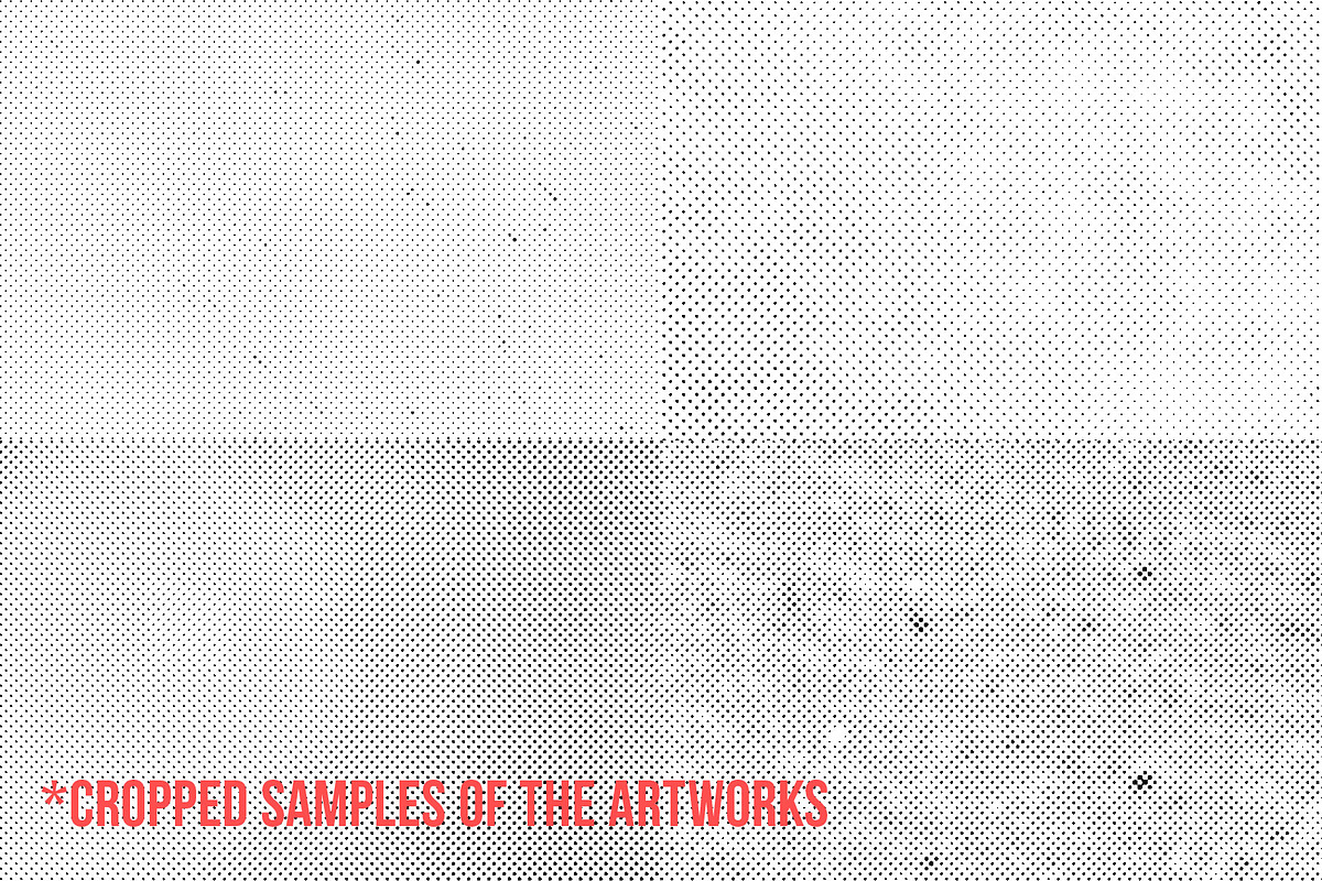 Light Halftone Textures Pack, a Texture Graphic by fukomoku (Photo 6 of 10)
