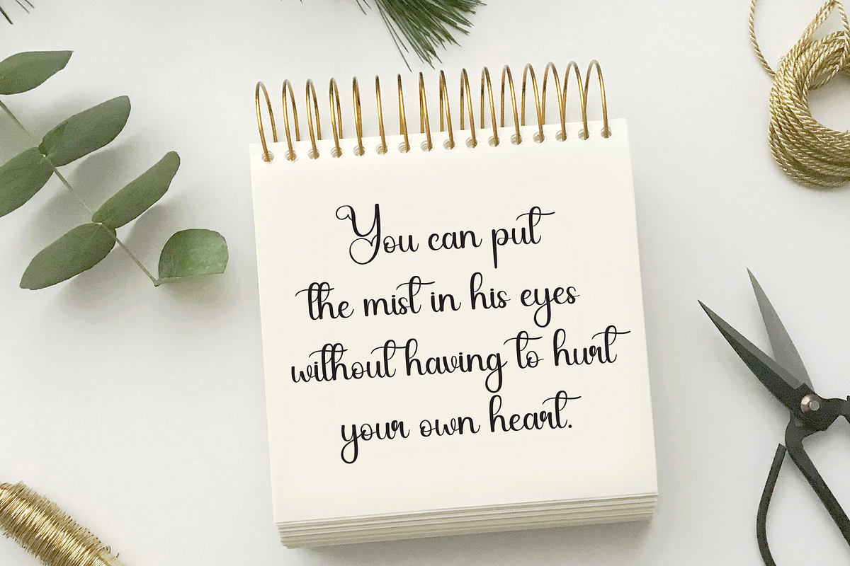 Angelina | Script Font, a Handwritten Font by Scratchones (Photo 5 of 9)