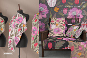 Morris Floral Pattern and Motifs, a Pattern Graphic by likorbut (Thumbnail 6 of 11)