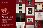 SALE 30% OFF Christmas Social Media, a Social Media Template by ONYU Studio (Thumbnail 1 of 7)