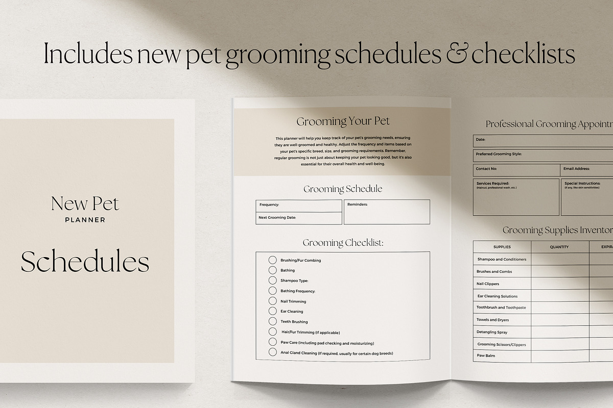 New Pet Planner Canva, a Presentation Template by HelloKarla (Photo 5 of 9)