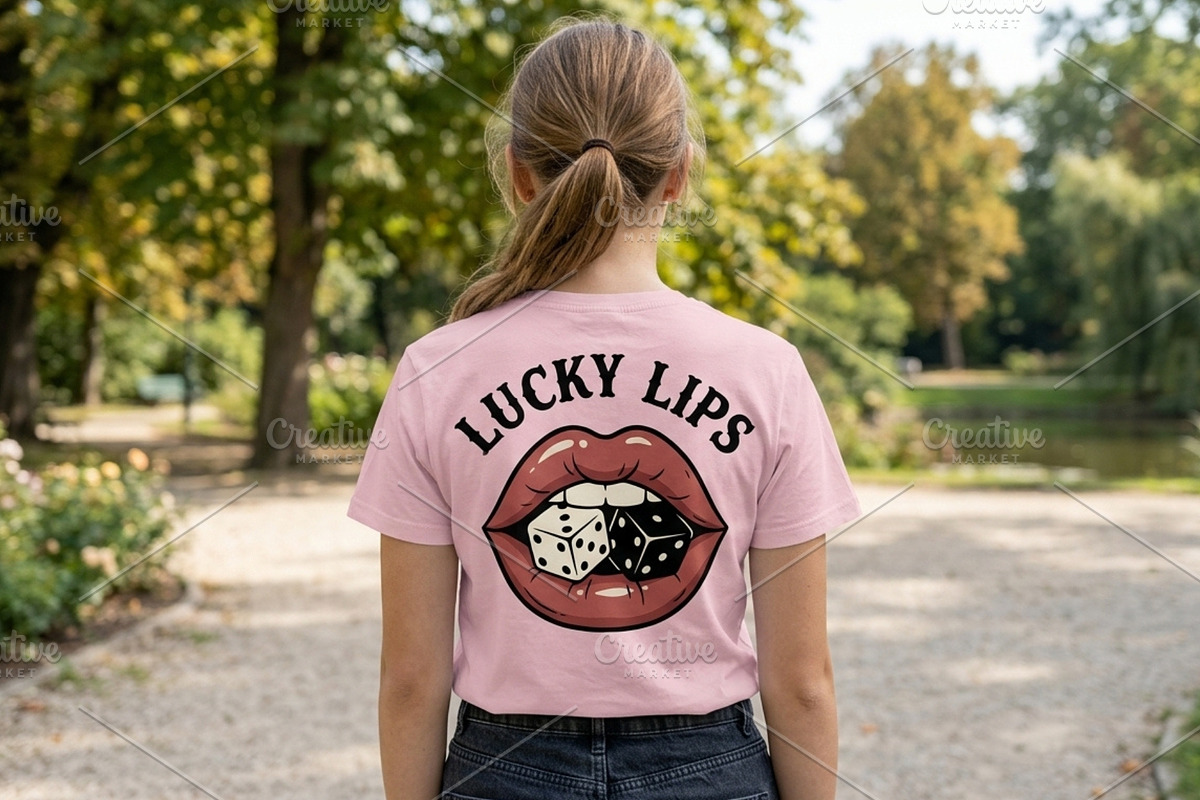 Lucky lips, a Person Illustration by Vectorlina (Photo 3 of 5)
