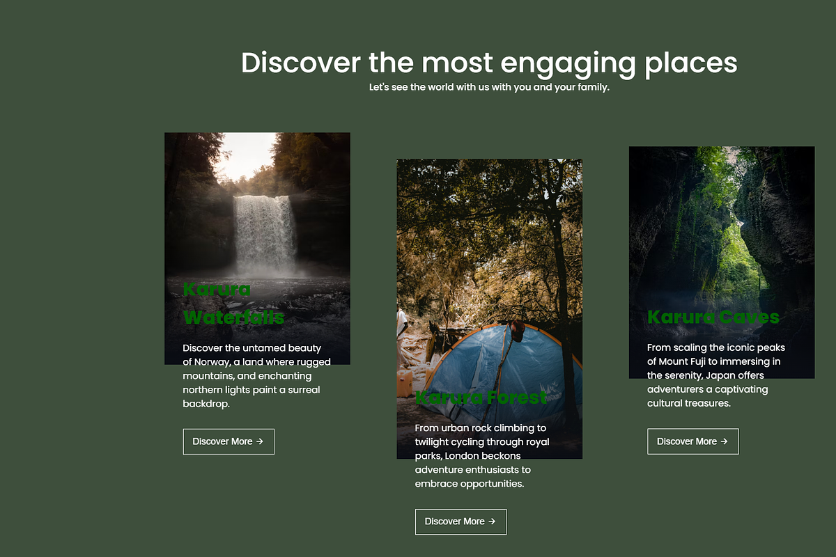 Karura–Camping Website Template, a Landing Page Template by NomaTemplates (Photo 5 of 13)