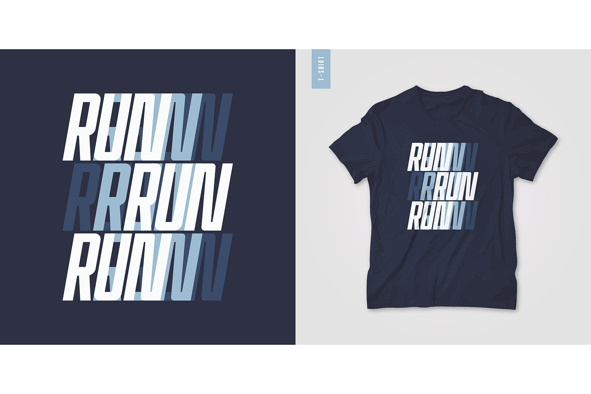 Running t shirt design, a Background Graphic by rikkyal