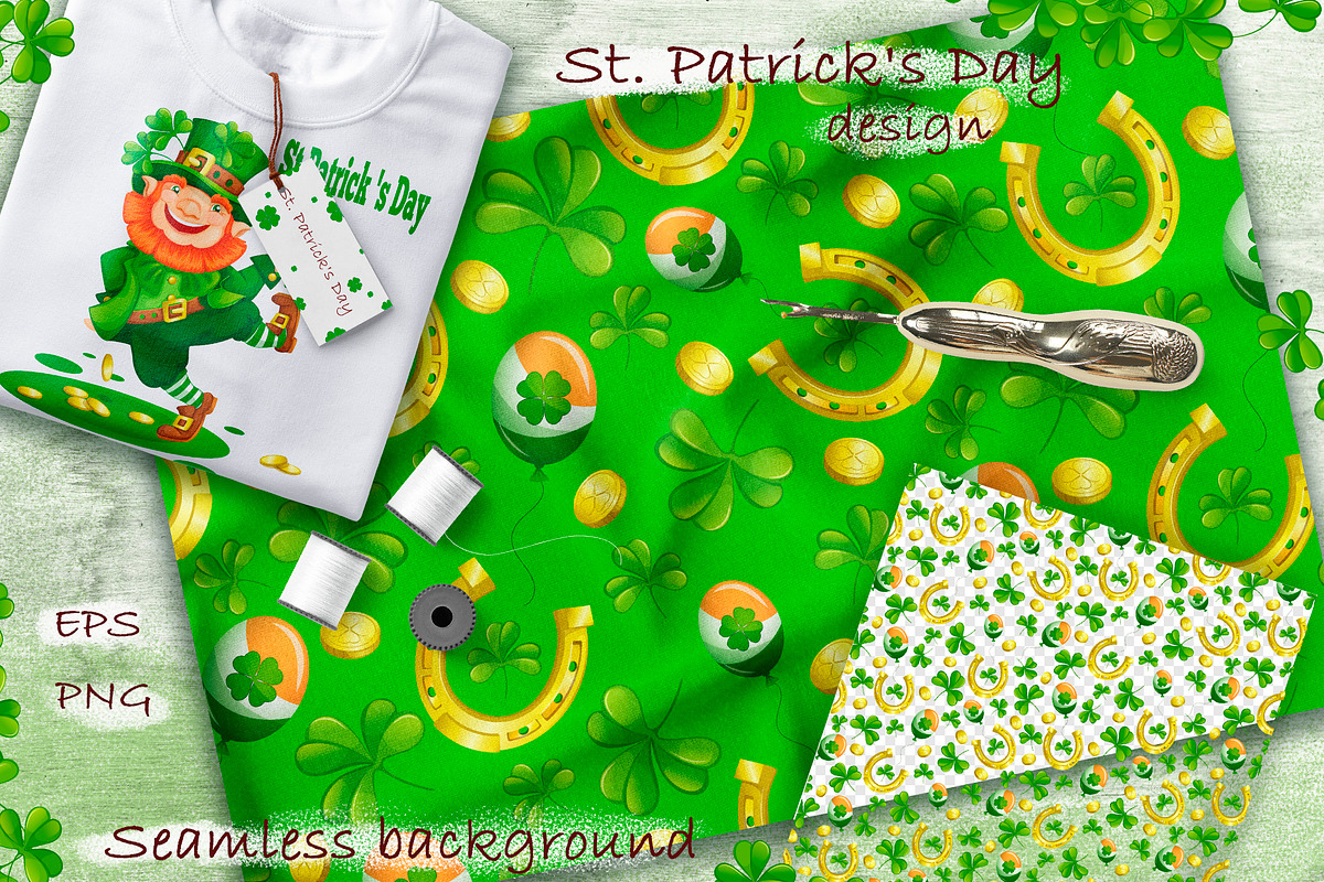 St.Patrick 's Day.  Sublimations, an Illustration by Maycat_store (Photo 8 of 9)
