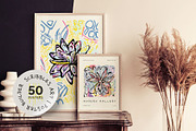 Scribbles Art | Poster Builder, an Object Graphic by KetteCreate (Thumbnail 5 of 14)