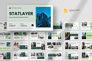 Business Statistic Google Slides, a Presentation Template by fluffstudio (Thumbnail 1 of 4)