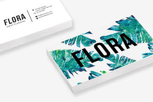 The Flora Business Card Template