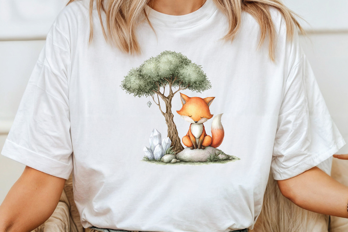 mystical forest animal clipart, an Illustration by CraftArtStudio (Photo 4 of 6)