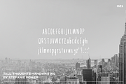 TALL THOUGHTS Handwriting | Font, a Script Font by Stefanie Madison (Thumbnail 2 of 2)