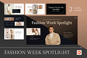 Fashion Week Spotlight PowerPoint, a Presentation Template by Antstheme (Thumbnail 1 of 4)