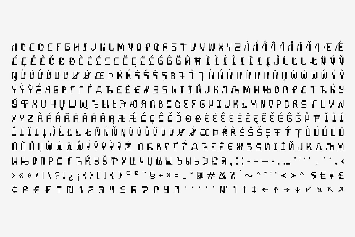 SK Fillout — Display Pixel Font, a Font by Shriftovik Type Foundry (Photo 6 of 11)