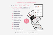 Wix Template Social Media Manager, a Wix Template by vectorocean (Thumbnail 3 of 11)