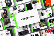 Vengeance – Business PowerPoint, a Presentation Template by Dens Creative Studio (Thumbnail 1 of 6)
