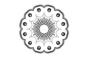Black and White Mandala Patterns Set, a Decorative Illustration by NJ Himel (Thumbnail 84 of 101)