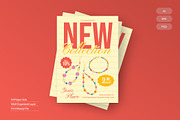 New Collection Beads Charm - Flyer, a Brochure Template by Izdihaar_Studio (Thumbnail 1 of 4)